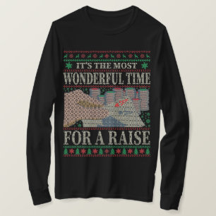 CAMISETA ENGRAÇADO DE NATAL POKER UGLY SWEATER