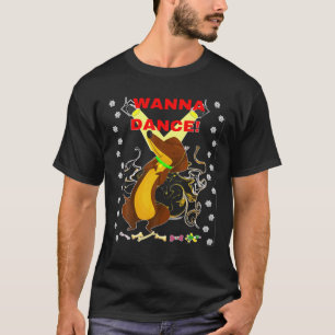 CAMISETA ENGRAÇADO DE PAI DE PET WIENER DOG MOM CUTE WANNA