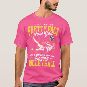 Camiseta Engraçado De Verão De Voleibol Para Uma Fan Beach
