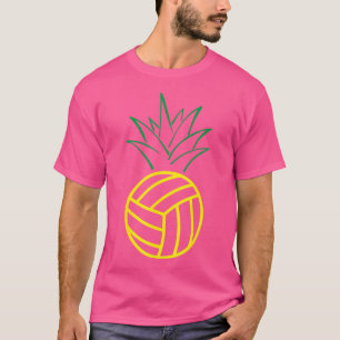 Camiseta Engraçado De Voleibol De Abacaxi