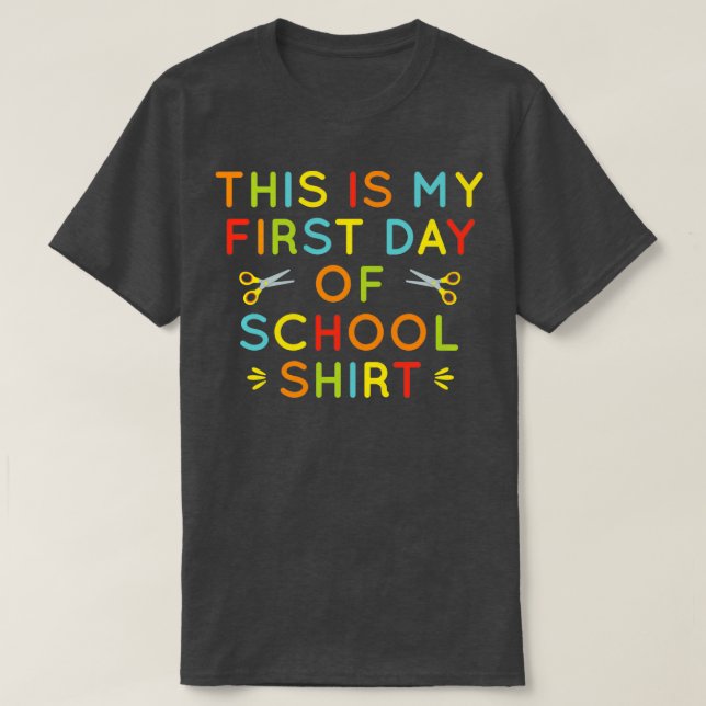 Camiseta Engraçado De Volta À Design De Escola Para Estudan (Frente do Design)