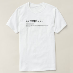 Camiseta Engraçado definição de dicionário de remar aswetua