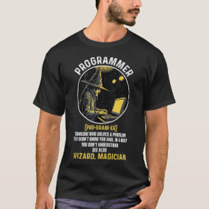 Camiseta Engraçado Definição De Programador Computação Ciên