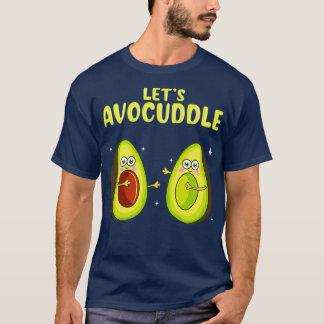 Camiseta Engraçado Deixa Avocuddle Cute Avocado Cudddling