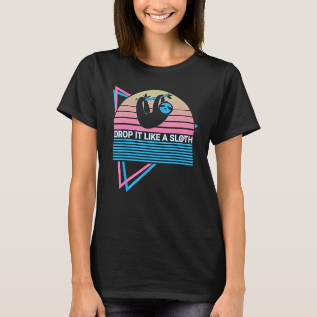 Camiseta Engraçado Deixá-Lo Como Um Retro De Lama (Frente)