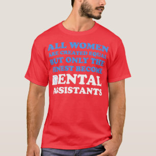 Camiseta Engraçado Dental Assistant