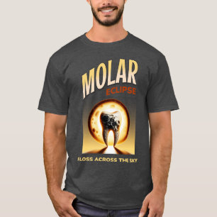 Camiseta Engraçado Dentista Eclipse Astronomia Dental Estud