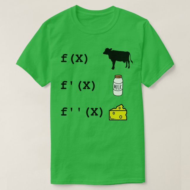 Camiseta Engraçado Derivado Análise Matemática Professor de (Frente do Design)