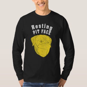 Camiseta Engraçado Descansar Cara De Cachorro Máscara Para