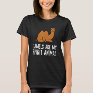 Camiseta Engraçado Deserto Camel Egito Camelos São Meu Anim