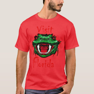 Camiseta Engraçado Design da Flórida Visite Sarcástico da F