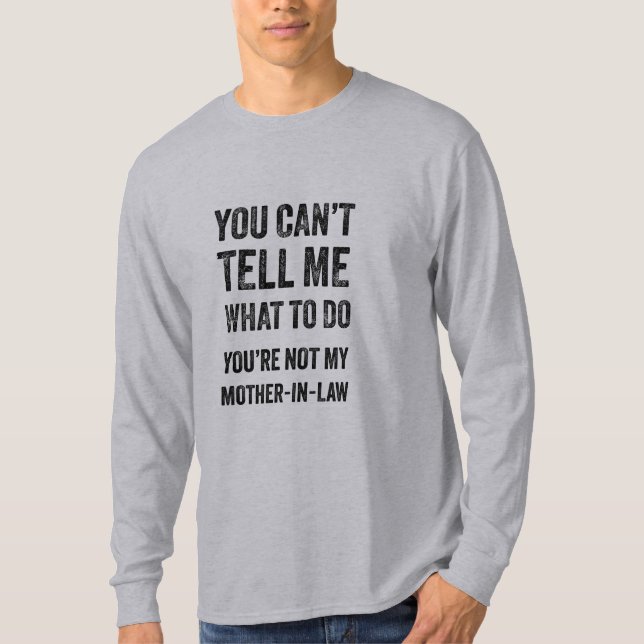 Camiseta Engraçado Design da sogra (Frente)