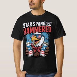Camiseta Engraçado Design de 4 de julho para homens