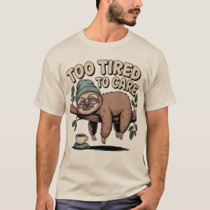 Camiseta Engraçado Design de citação preguiçosa