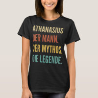Engraçado Design de nome alemão - Athanasius