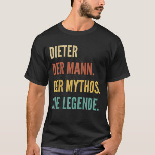 Camiseta Engraçado Design de nome alemão - Dieter