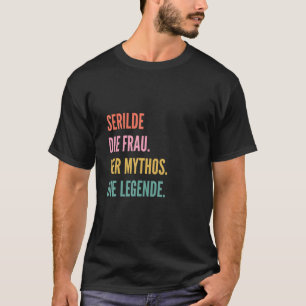 Camiseta Engraçado Design do primeiro nome alemão - Serilde