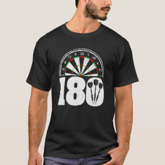 Camiseta Engraçado Design Homens Dart Jogadores Dart Boar
