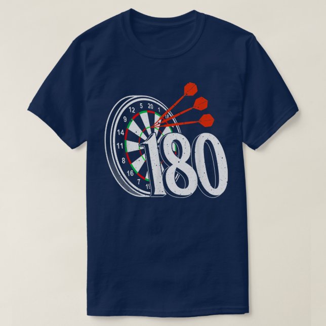 Camiseta Engraçado Design Homens Dart Jogadores Dart Boar (Frente do Design)