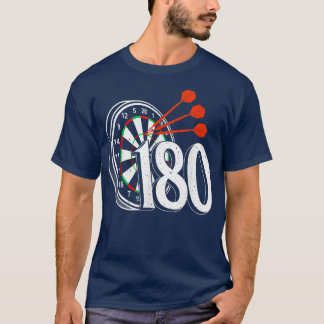 Camiseta Engraçado Design Homens Dart Jogadores Dart Boar