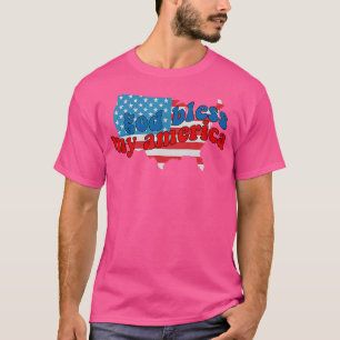 Camiseta Engraçado Deus abençoe da moda nos Estados Unidos