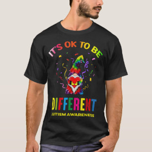 Camiseta Engraçado Dia da Consciência do Autismo Gnomo Está