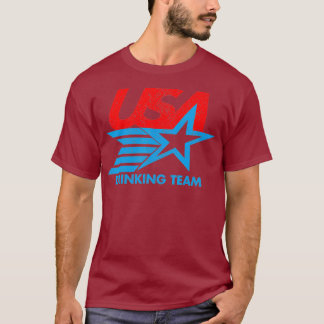 Camiseta Engraçado Dia da Independência T Equipe de Bebendo