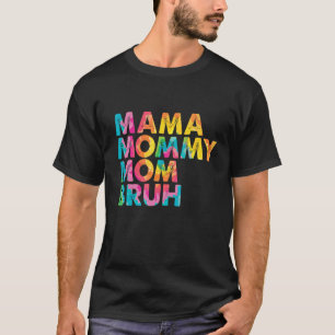 Camiseta Engraçado Dia das Mães Retro Mulheres Mamãe Mamãe 
