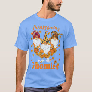 Camiseta Engraçado Dia de Ação de Graças Meu Gnomos Amante