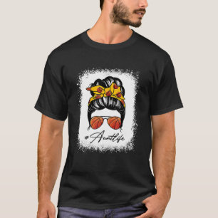 Camiseta Engraçado Dia de as mães de basquetebol da tia Bun