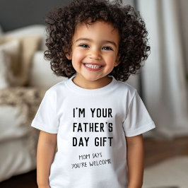 Camiseta Engraçado Dia de os pais presente do Humor infanti