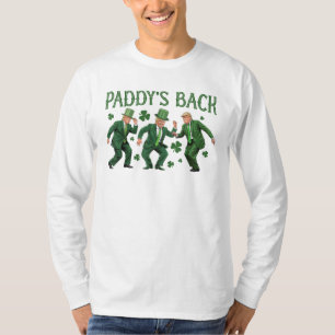 Camiseta Engraçado Dia de São Patrício dança Trump Paddy's