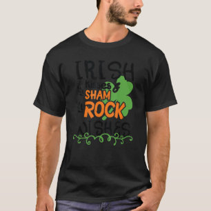 Camiseta Engraçado Dia de São Patrício Irlandês Kisses Sham