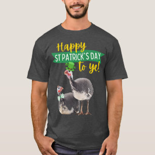 Camiseta Engraçado Dia de São Patrício Verde Presente Guiné