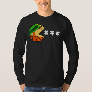 Camiseta Engraçado Dia de São Patrício Video Gamer Humor Pi