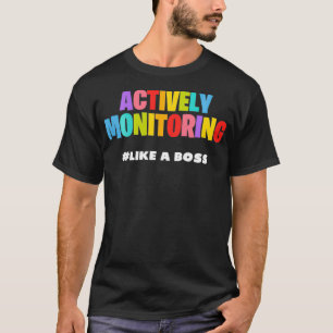 Camiseta Engraçado Dia de Teste Professora Experiência Idei