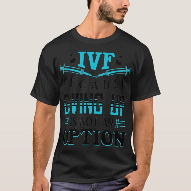 Camiseta Engraçado Dia de Transferência IVF Presente Homens (Frente)