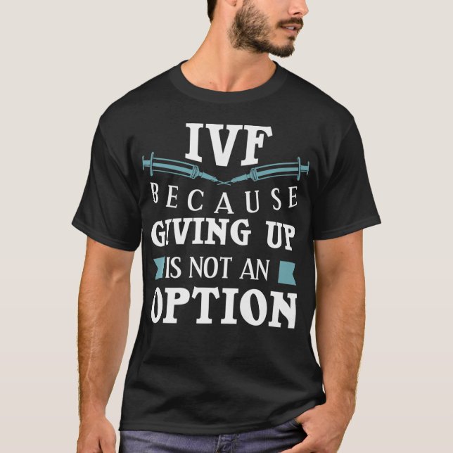 Camiseta Engraçado Dia de Transferência IVF Presente Homens (Frente)