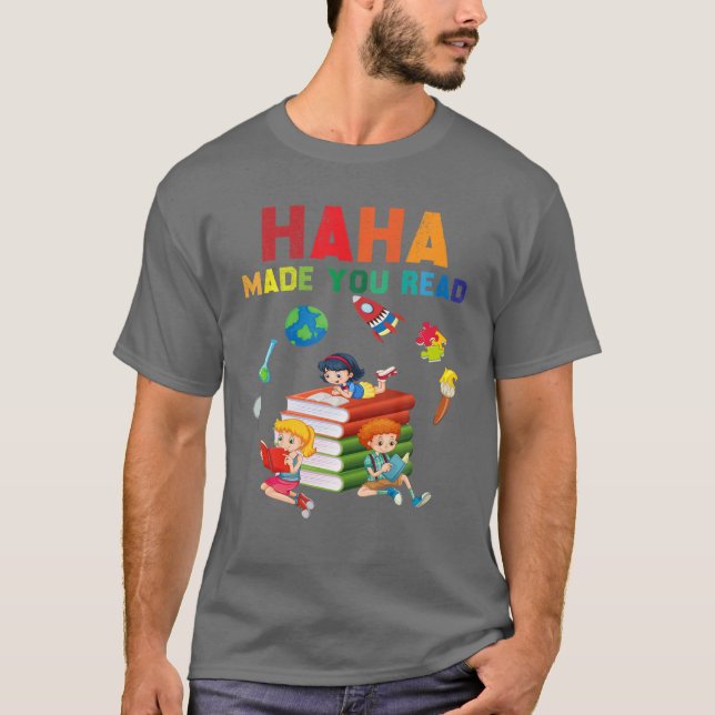 Camiseta Engraçado Dia dos Idiotas Para Professores 1Rua De (Frente)