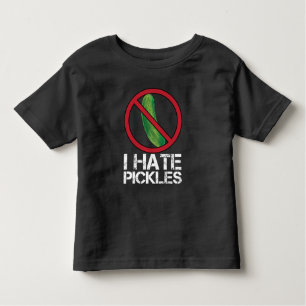 Camiseta Engraçado Dill Cucumber Humor Eu Odeio Picles