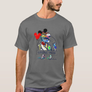 Camiseta Engraçado Dinossauro Errado Tyrannosaurus Park Gl