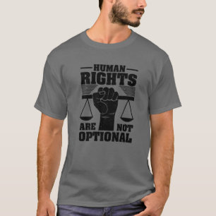 Camiseta Engraçado Direitos Humanos Presente Justiça Legal