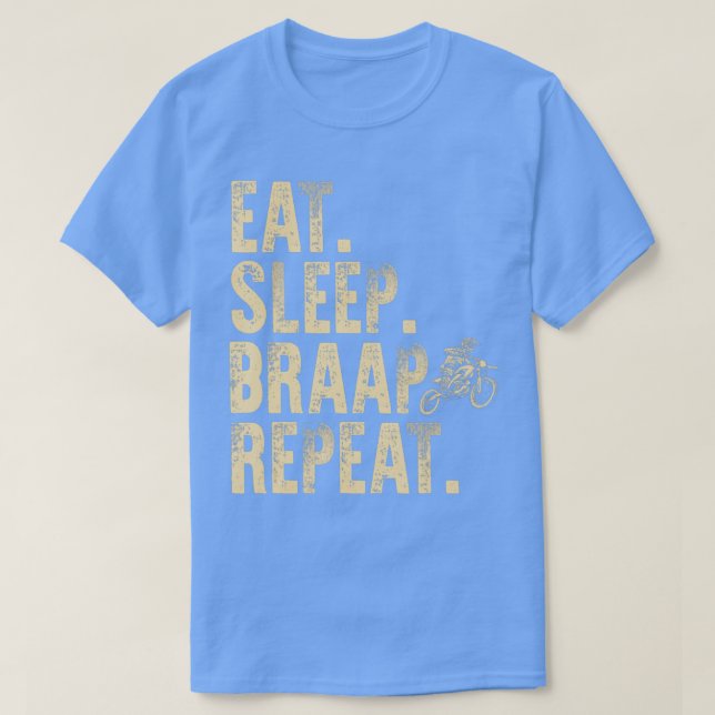 Camiseta Engraçado Dirtbike Art Para Homens Crianças Motoci (Frente do Design)