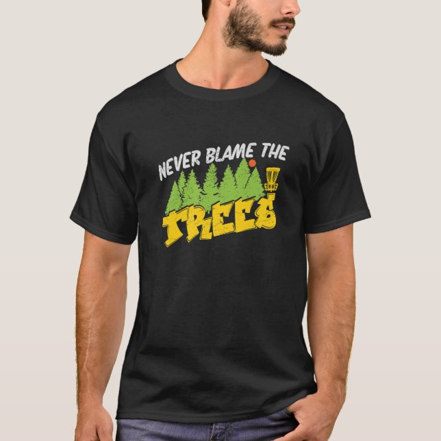 Camiseta Engraçado Disco Vintage Golf Afetou Golfe Frisbee (Frente)