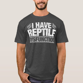 Camiseta Engraçado Disfunção Réptil Lizard Cobra Gift