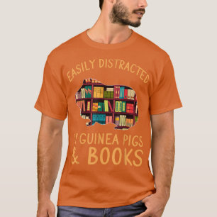 Camiseta Engraçado Distraído Facilmente Pela Guiné Pigs & B