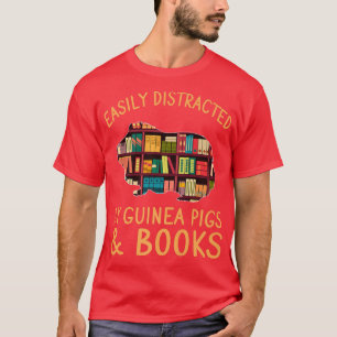 Camiseta Engraçado Distraído Facilmente Pela Guiné Pigs & B
