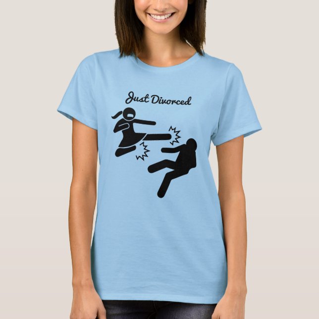 Camiseta Engraçado Divorce Simpatia Ofertas (Frente)