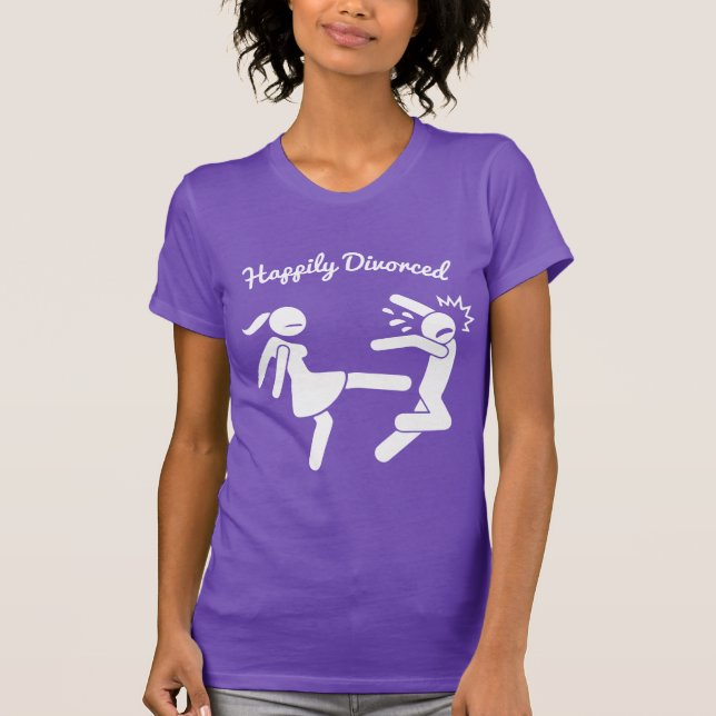 Camiseta Engraçado Divorce Simpatia Ofertas (Frente)