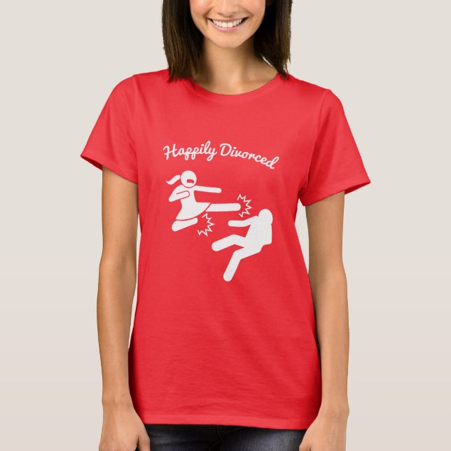 Camiseta Engraçado Divorce Simpatia Ofertas (Frente)